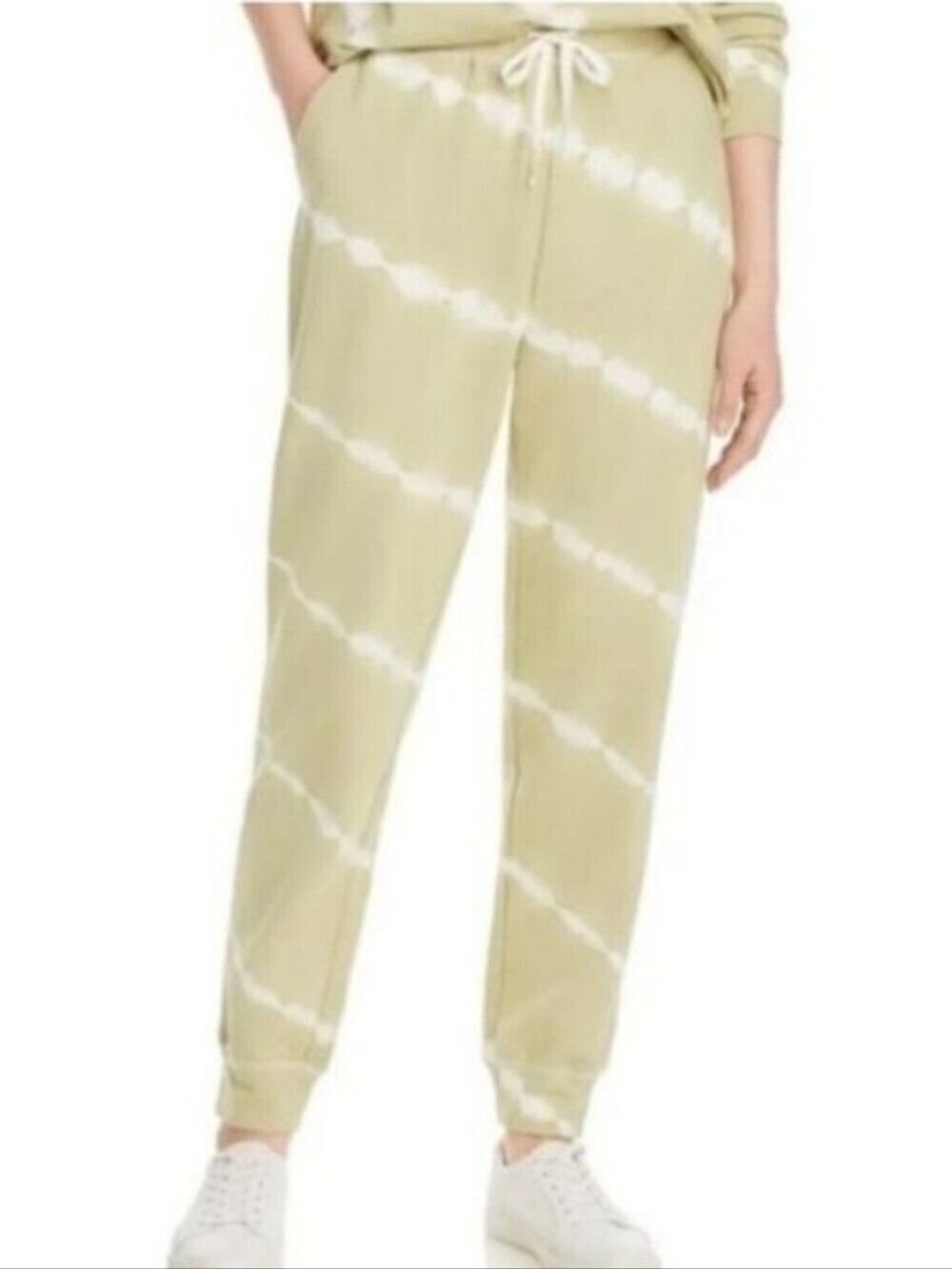 BeachLunchLounge Sage Green Tie-Dye Jogger Sweatpants Size Small